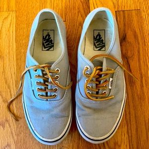 Vans with leather laces